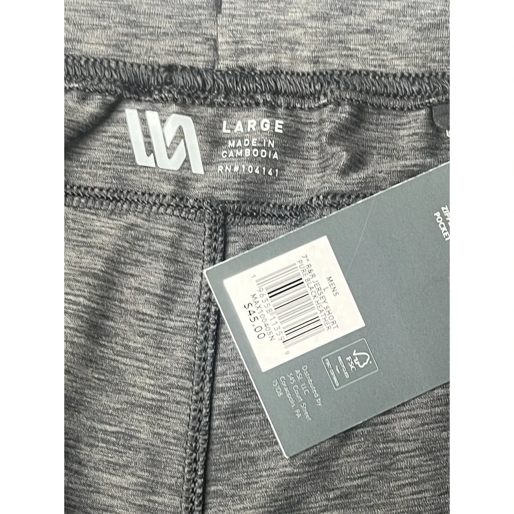 NWT VRST‎ Mens Relaxed Fit Everyday Shorts - Large Gray / Black